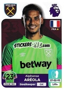Sticker Alphonse Areola - English Premier League 2023-2024
 n. 581 - Panini
