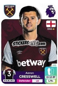 Sticker Aaron Cresswell - English Premier League 2023-2024
 n. 582 - Panini