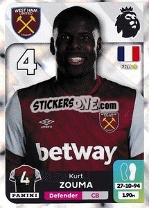 Cromo Kurt Zouma - English Premier League 2023-2024
 - Panini