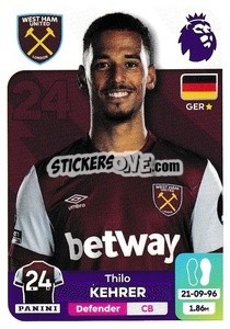 Sticker Thilo Kehrer - English Premier League 2023-2024
 - Panini