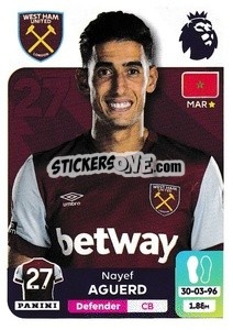 Sticker Nayef Aguerd - English Premier League 2023-2024
 n. 588 - Panini