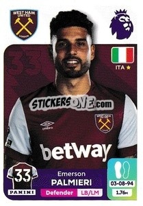 Sticker Emerson Palmieri - English Premier League 2023-2024
 n. 589 - Panini