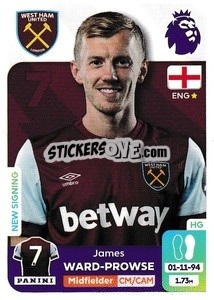Sticker James Ward-Prowse - English Premier League 2023-2024
 n. 590 - Panini