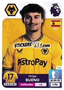 Sticker Hugo Bueno - English Premier League 2023-2024
 n. 615 - Panini