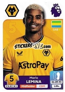 Sticker João Gomes - English Premier League 2023-2024
 n. 619 - Panini