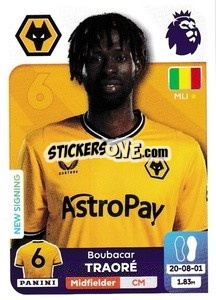 Sticker Boubacar Traoré - English Premier League 2023-2024
 - Panini