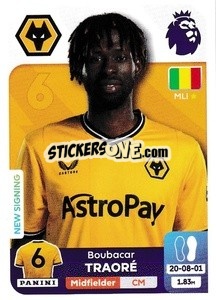 Cromo Boubacar Traoré - English Premier League 2023-2024
 - Panini