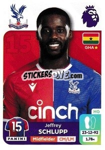 Sticker Jeffrey Schlupp - English Premier League 2023-2024
 n. 241 - Panini