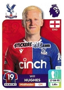 Cromo Will Hughes - English Premier League 2023-2024
 - Panini