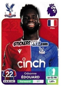 Sticker Odsonne Édouard - English Premier League 2023-2024
 n. 247 - Panini