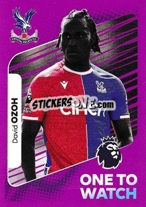Sticker David Ozoh (One to Watch) - English Premier League 2023-2024
 - Panini