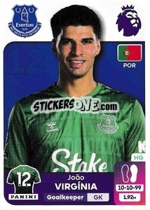 Sticker João Virgínia - English Premier League 2023-2024
 n. 257 - Panini