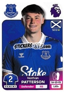 Sticker Nathan Patterson - English Premier League 2023-2024
 - Panini