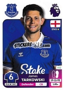 Sticker James Tarkowski - English Premier League 2023-2024
 n. 260 - Panini