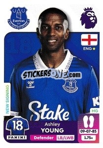 Sticker Ashley Young - English Premier League 2023-2024
 n. 261 - Panini