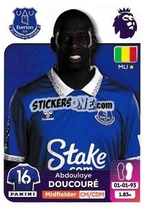 Sticker Abdoulaye Doucouré - English Premier League 2023-2024
 n. 268 - Panini