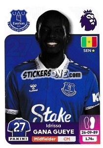 Figurina Idrissa Gana Gueye - English Premier League 2023-2024
 - Panini