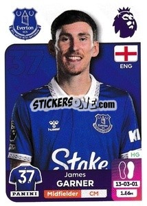 Sticker James Garner - English Premier League 2023-2024
 - Panini