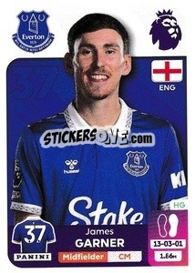 Cromo James Garner - English Premier League 2023-2024
 - Panini