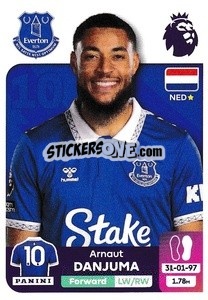 Sticker Arnaut Danjuma - English Premier League 2023-2024
 n. 273 - Panini