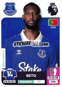 Sticker Beto - English Premier League 2023-2024
 n. 274 - Panini