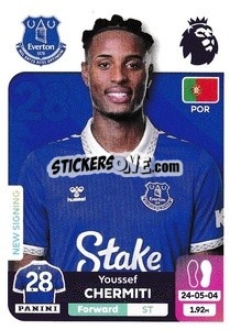 Sticker Youssef Chermiti - English Premier League 2023-2024
 - Panini