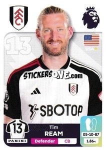 Sticker Tim Ream - English Premier League 2023-2024
 n. 290 - Panini