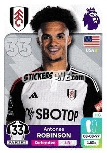 Sticker Antonee Robinson - English Premier League 2023-2024
 - Panini