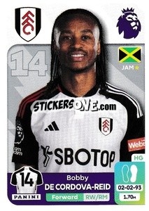 Cromo Bobby De Cordova-Reid - English Premier League 2023-2024
 - Panini