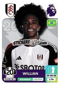 Sticker Willian - English Premier League 2023-2024
 - Panini