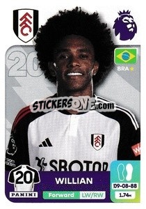 Sticker Willian - English Premier League 2023-2024
 n. 304 - Panini