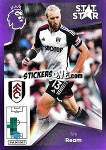 Sticker Tim Ream (Stat Stars) - English Premier League 2023-2024
 - Panini