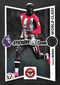 Sticker Yoane Wissa (RD Congo) - English Premier League 2023-2024
 n. 320 - Panini