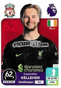 Sticker Caoimhín Kelleher - English Premier League 2023-2024
 n. 349 - Panini