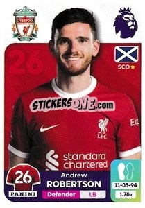 Sticker Andrew Robertson - English Premier League 2023-2024
 - Panini