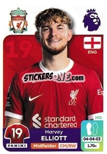 Figurina Harvey Elliott - English Premier League 2023-2024
 - Panini