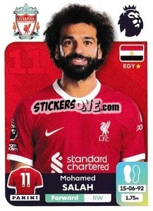 Sticker Mohamed Salah - English Premier League 2023-2024
 n. 366 - Panini