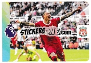 Sticker Darwin Núñez (Magic Moment) - English Premier League 2023-2024
 n. 371 - Panini