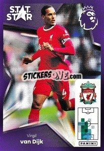 Sticker Virgil van Dijk - English Premier League 2023-2024
 n. 372 - Panini