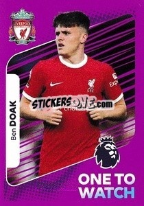 Cromo Ben Doak (One to Watch) - English Premier League 2023-2024
 - Panini