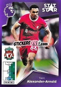 Sticker Trent Alexander-Arnold (Stat Stars) - English Premier League 2023-2024
 n. 374 - Panini