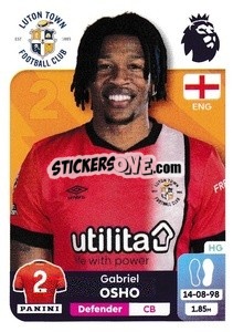 Sticker Gabriel Osho - English Premier League 2023-2024
 n. 379 - Panini