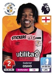 Cromo Gabriel Osho - English Premier League 2023-2024
 - Panini