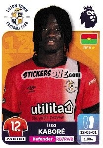 Sticker Issa Kaboré - English Premier League 2023-2024
 n. 383 - Panini