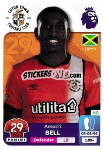 Figurina Amari'i Bell - English Premier League 2023-2024
 - Panini