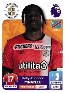 Cromo Pelly Ruddock Mpanzu - English Premier League 2023-2024
 n. 390 - Panini
