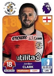Sticker Jordan Clark - English Premier League 2023-2024
 - Panini