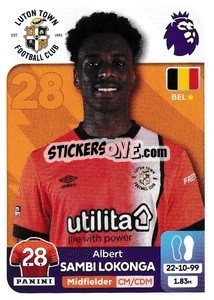 Cromo Albert Sambi Lokonga - English Premier League 2023-2024
 - Panini