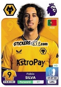 Sticker Fábio Silva - English Premier League 2023-2024
 n. 626 - Panini