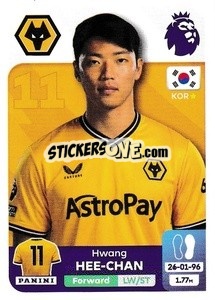 Sticker Hwang Hee-Chan - English Premier League 2023-2024
 n. 627 - Panini